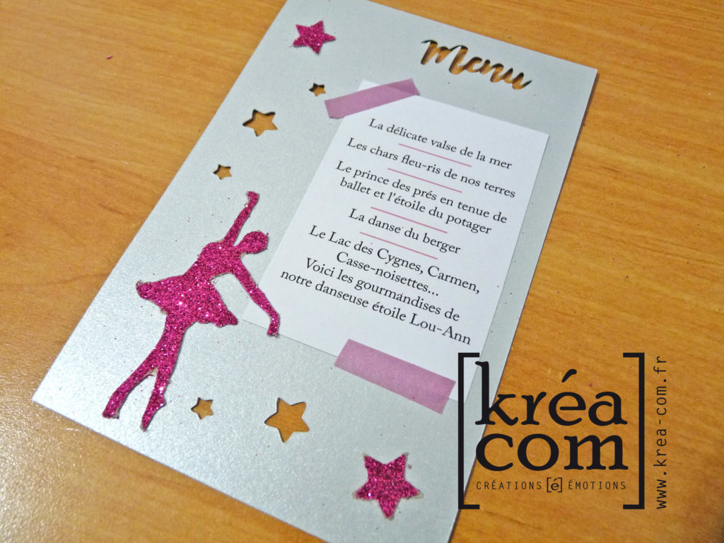 menu communion danse classique